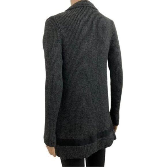 Athleta Thermolite Merino Wool Sentinel Sweater Coat gray size Small - Picture 5 of 10